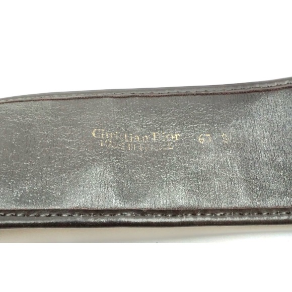 Christian Dior Wide Trotter belt canvas / leather - Picture 10 of 10